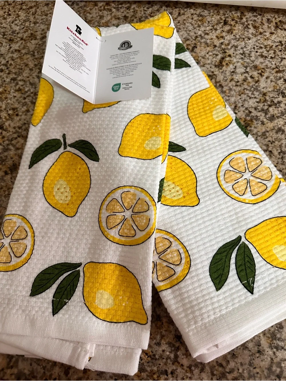 Kitchen towels label